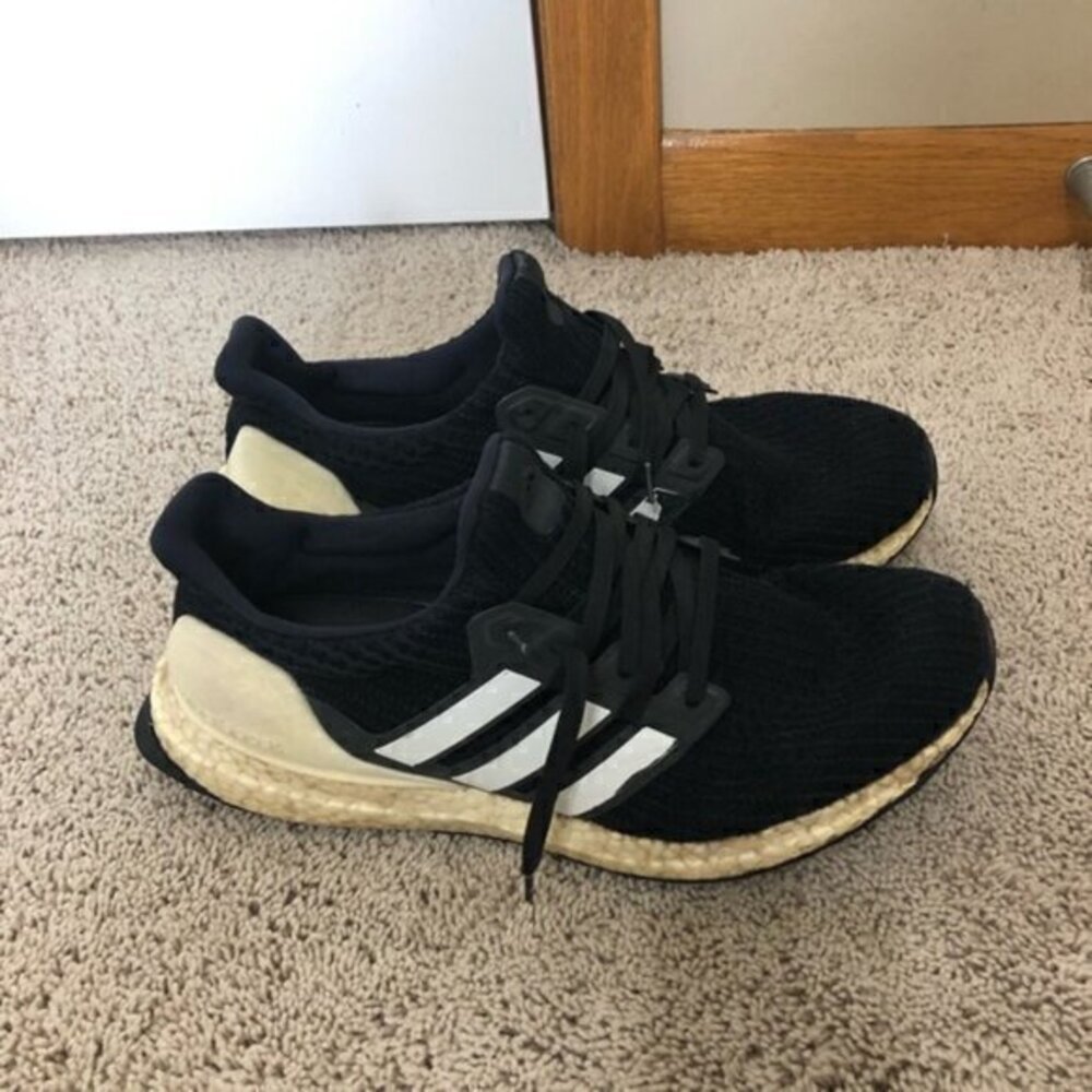 Adidas Black  Running Shoes men’s size 10